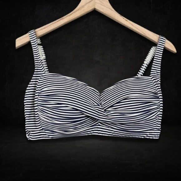 Bond-Eye Australia Striped Bikini Top Ladies US 10 - Picture 1 of 4